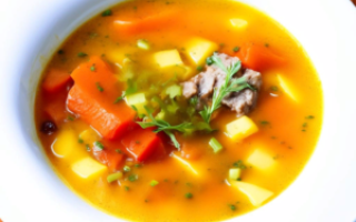 Диетический рецепт суп из овощей и нежирного мяса от нейросети GPT
